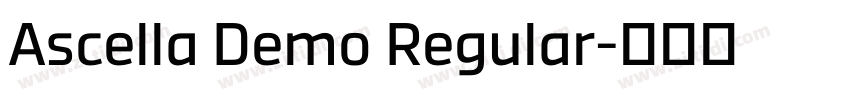 Ascella Demo Regular字体转换